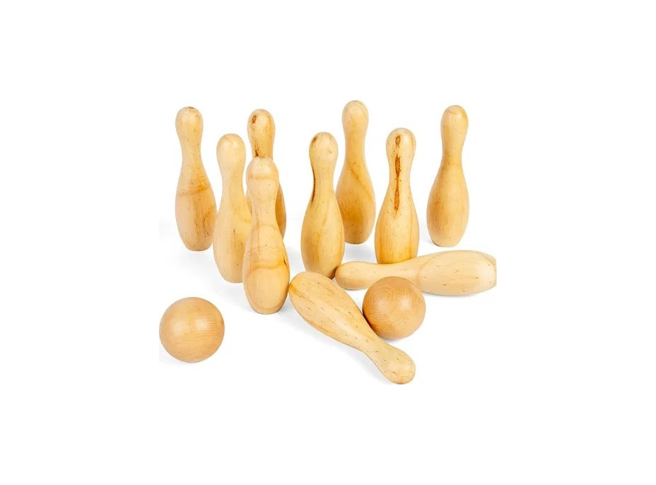 Bigjigs Toys Dřevěné kuželky
