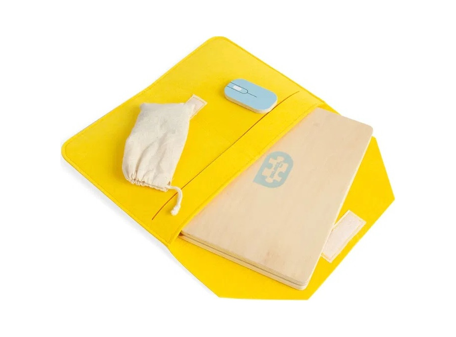 Bigjigs Toys Dřevěný magnetický notebook