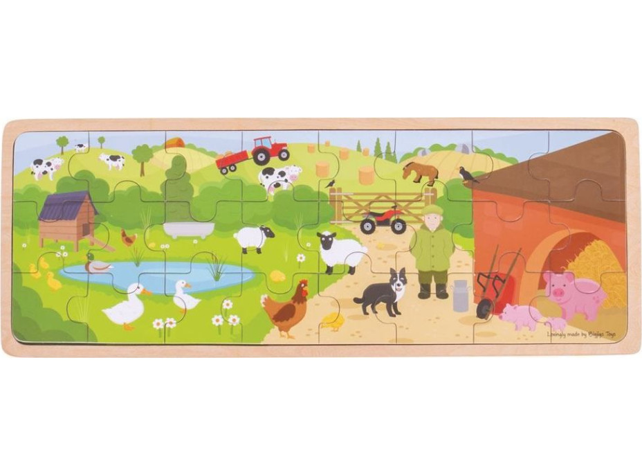 Bigjigs Toys Puzzle Na farmě