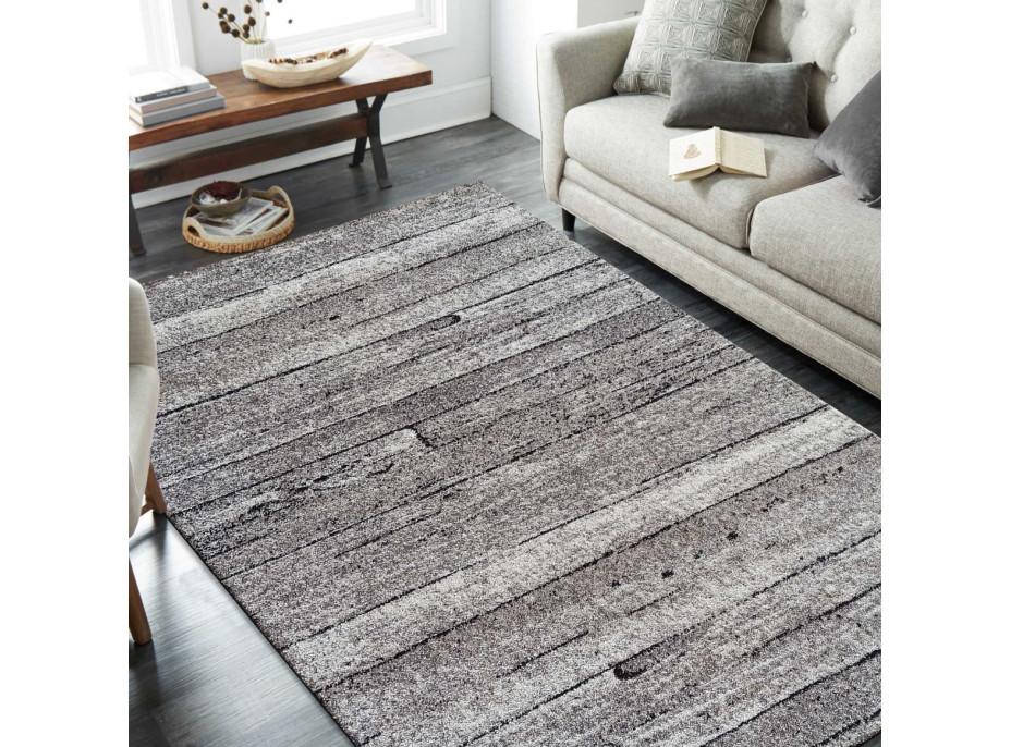 Kusový koberec PANNE floor - odstíny šedé