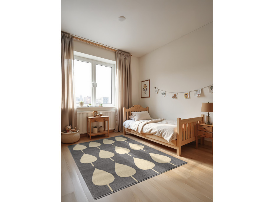 Dětský koberec Adventures 106216 Grey Cream
