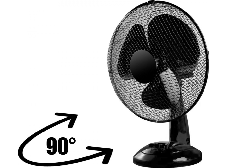 Stolní ventilátor FRIO - černý