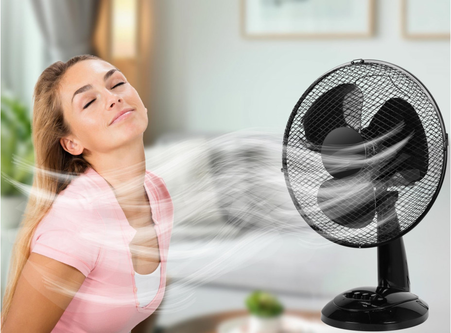 Stolní ventilátor FRIO - černý
