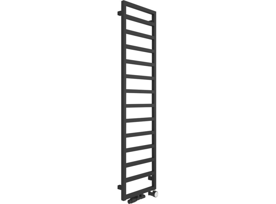 Sapho GIANLUCA otopné těleso 400x1590mm, černá mat GL159B