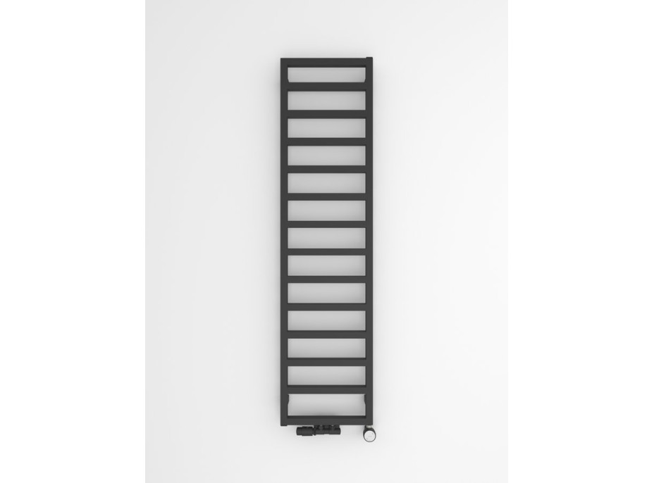 Sapho GIANLUCA otopné těleso 400x1590mm, černá mat GL159B