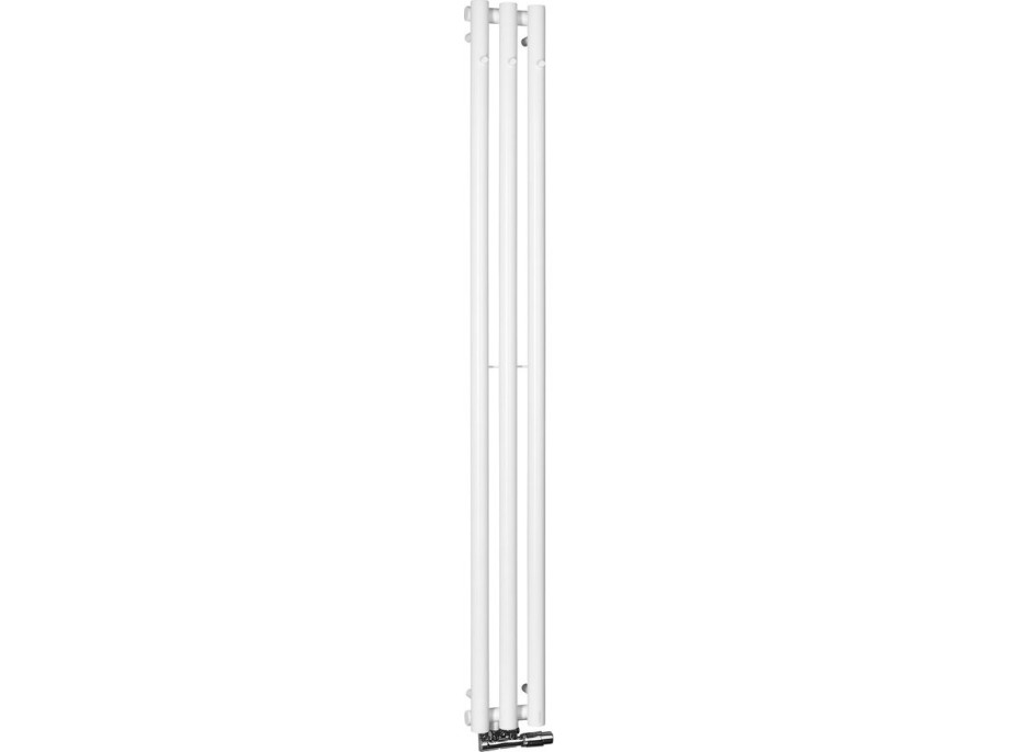 Sapho PILON otopné těleso 196x1800mm, se třemi háčky pro ručník, bílá mat IZ127T