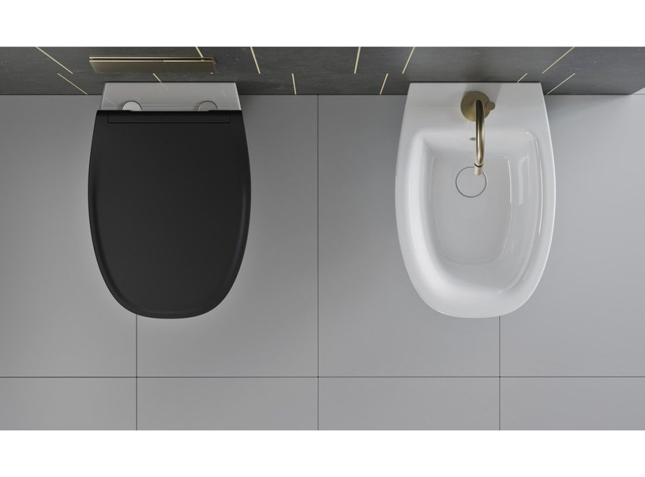 GSI MODO závěsná WC mísa, Swirlflush, 37x54cm, bílá ExtraGlaze 841511