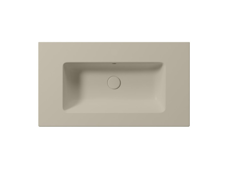 GSI PURA keramické umyvadlo Slim 82x46cm, bez otvoru, creta mat 8885008