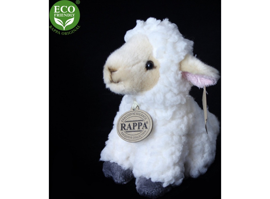 Rappa Plyšová ovce sedící 16 cm ECO-FRIENDLY
