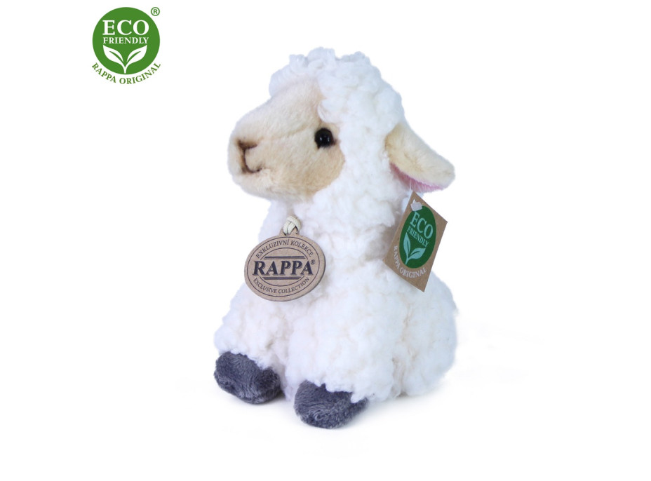 Rappa Plyšová ovce sedící 16 cm ECO-FRIENDLY