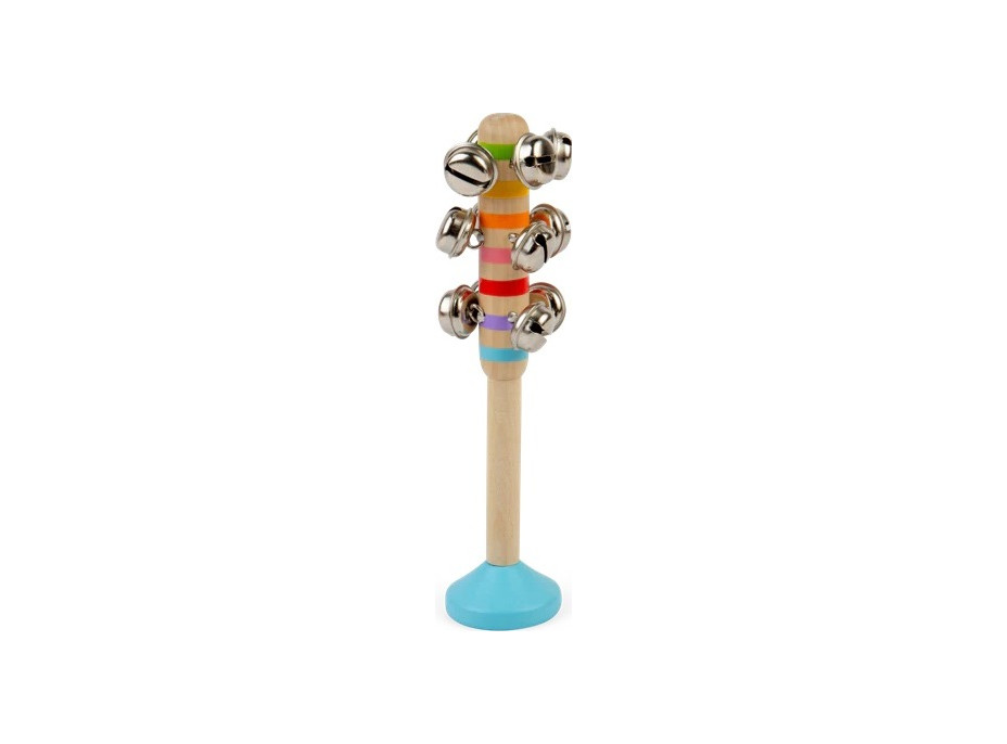 Bigjigs Toys Rolničky 1 ks modrá