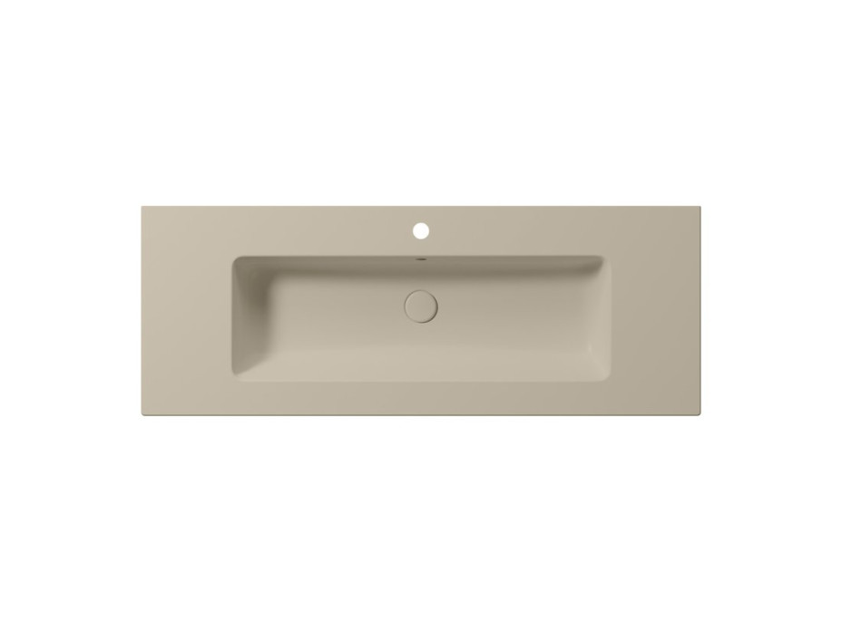 GSI PURA keramické umyvadlo Slim 122x46cm, creta mat 8887108