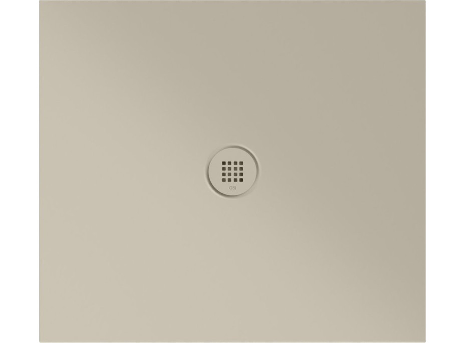 GSI Keramická sprchová vanička, obdélník 90x80x2cm, creta mat 46090808