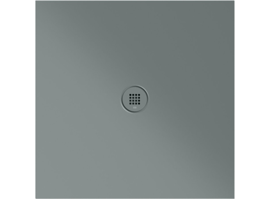 GSI Keramická sprchová vanička, čtverec 90x90x2cm, agave mat 46090904