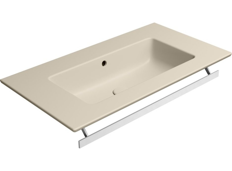 GSI PURA keramické umyvadlo Slim 82x46cm, bez otvoru, creta mat 8885008