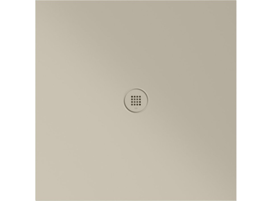 GSI Keramická sprchová vanička, čtverec 100x100x2cm, creta mat 46101008