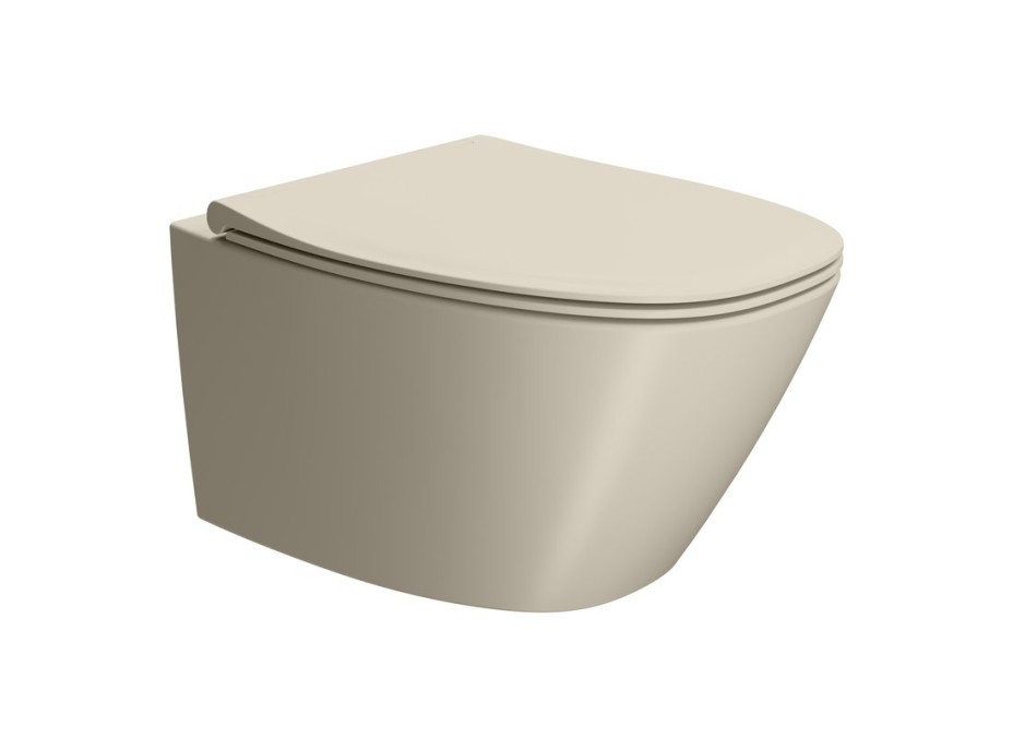 GSI MODO závěsná WC mísa, Swirlflush, 37x54cm, creta dual-mat 841508