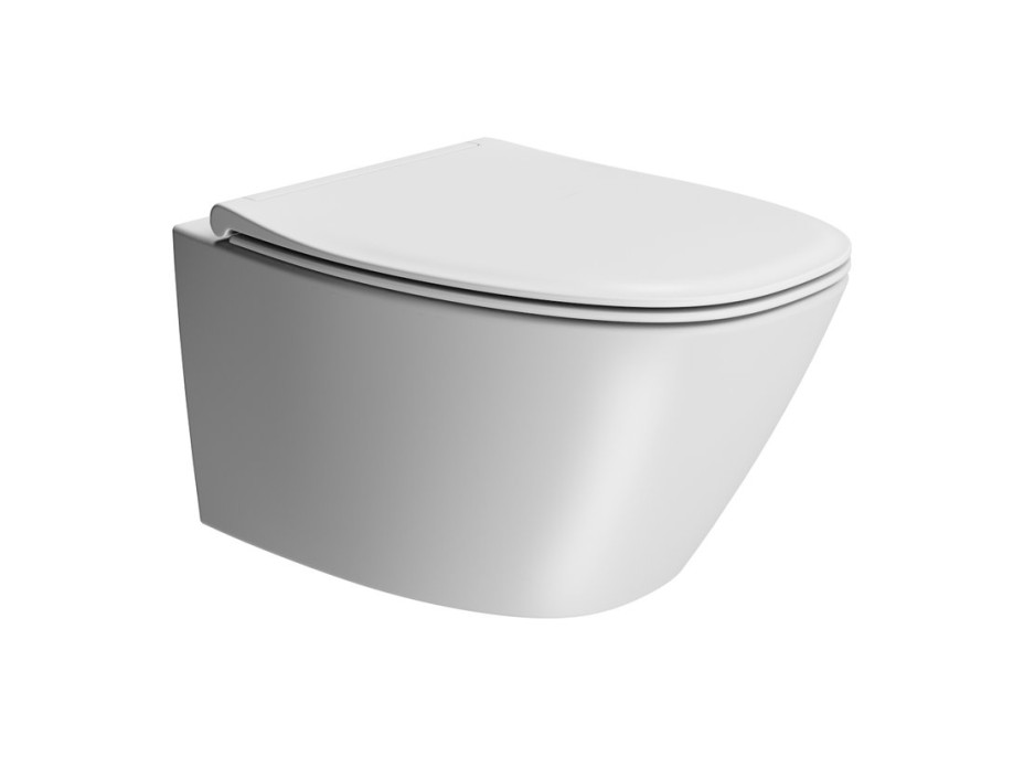 GSI MODO závěsná WC mísa, Swirlflush, 37x54cm, bílá dual-mat 841509