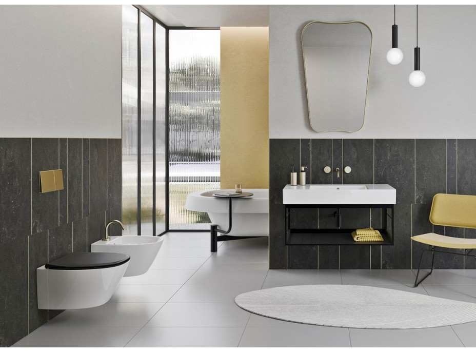 GSI MODO závěsná WC mísa, Swirlflush, 37x54cm, bílá ExtraGlaze 841511