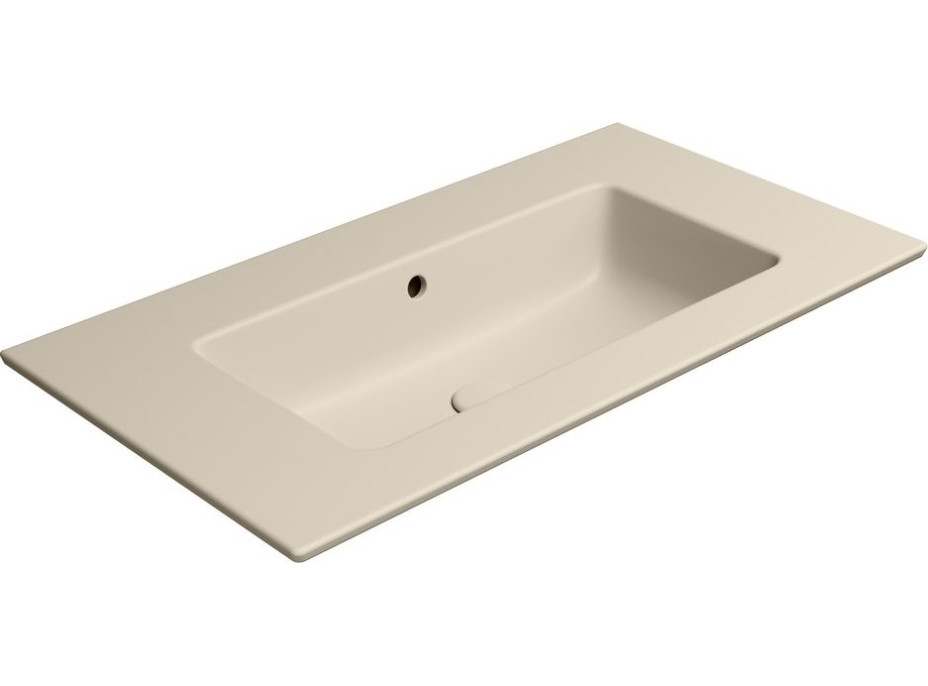 GSI PURA keramické umyvadlo Slim 82x46cm, bez otvoru, creta mat 8885008