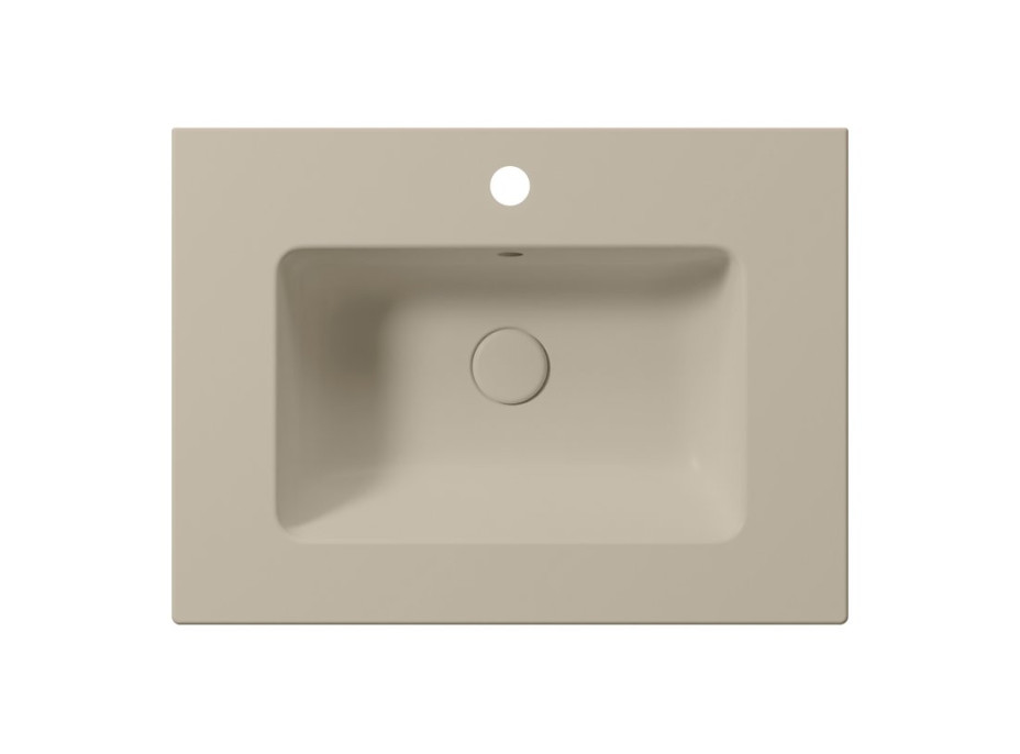GSI PURA keramické umyvadlo Slim 62x46cm, creta mat 8884108