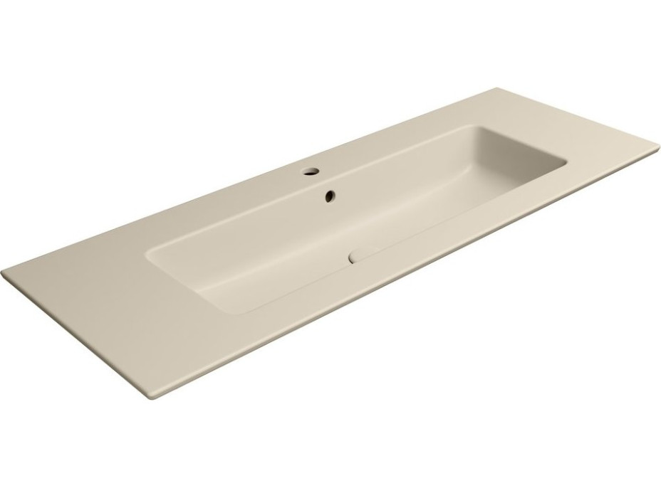 GSI PURA keramické umyvadlo Slim 122x46cm, creta mat 8887108