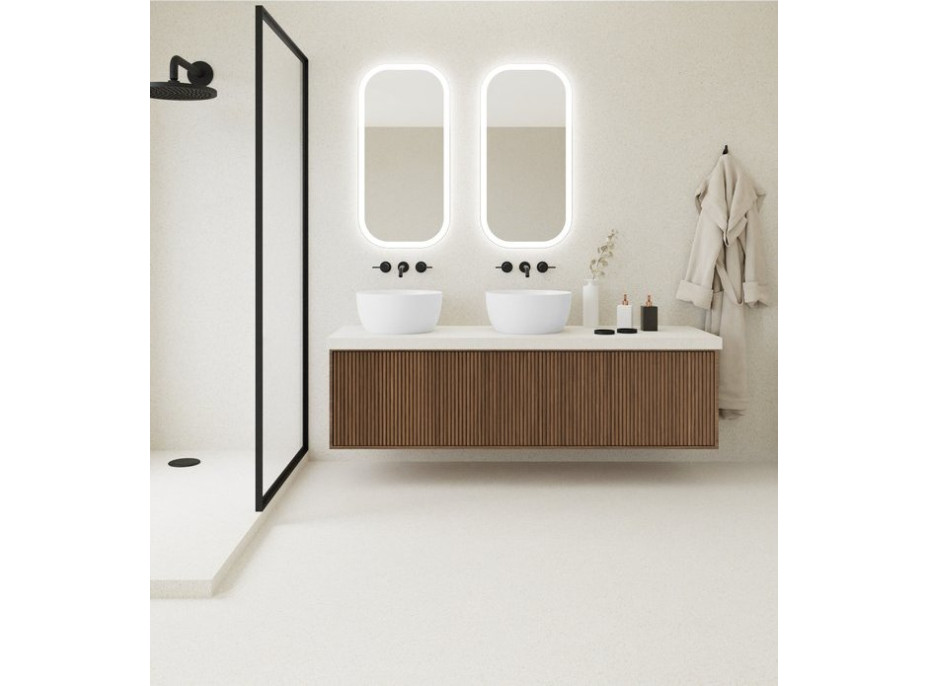 Sapho MANOR zrcadlo s LED osvětlením 50x100cm MN500