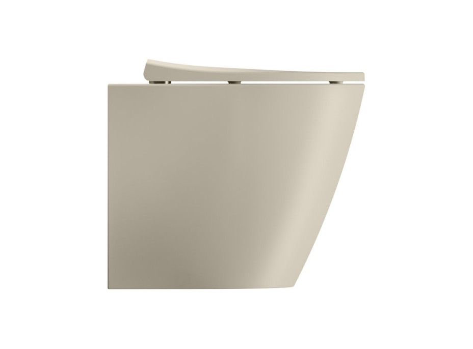 GSI MODO WC mísa stojící, Swirlflush, 37x52cm, spodní/zadní odpad, creta dual-mat 981008