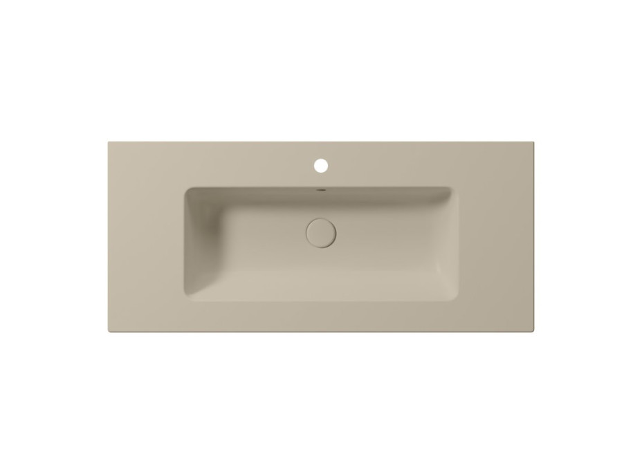 GSI PURA keramické umyvadlo Slim 102x46cm, creta mat 8886108