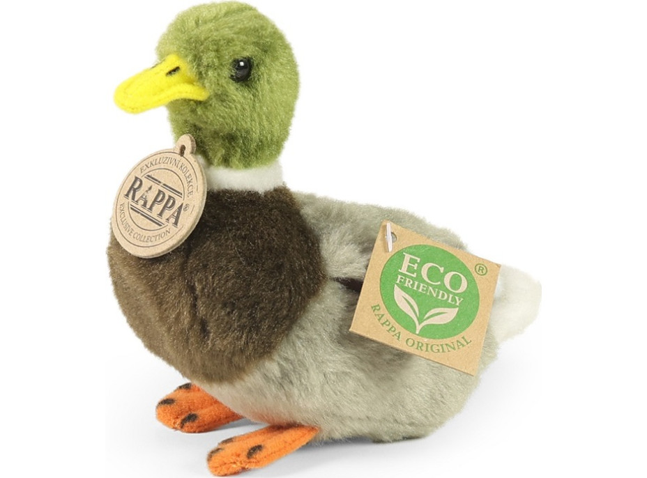 Rappa Plyšová kachna divoká 13 cm ECO-FRIENDLY