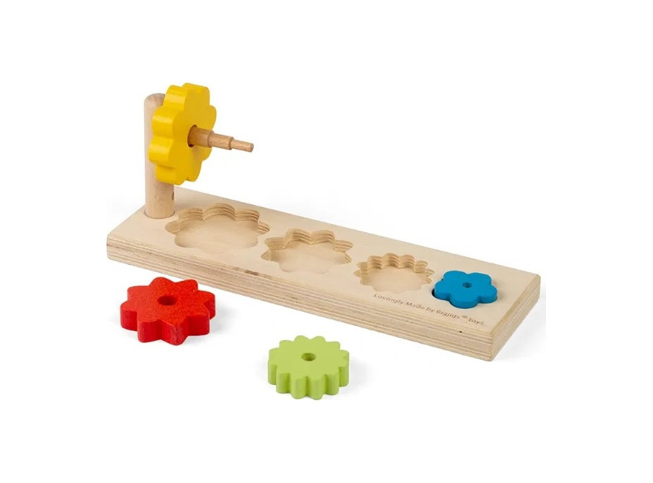 Bigjigs Toys Vkládačka květy
