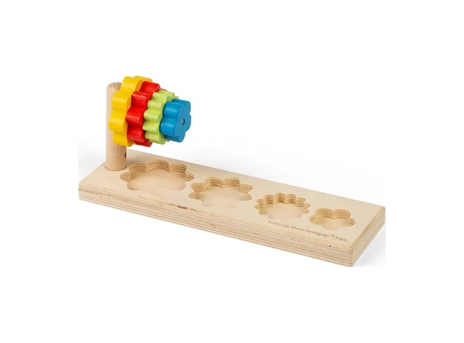 Bigjigs Toys Vkládačka květy