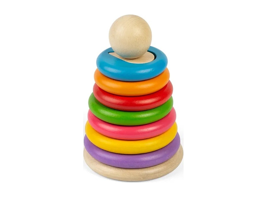 Bigjigs Toys Nasazování tvarů na tyč