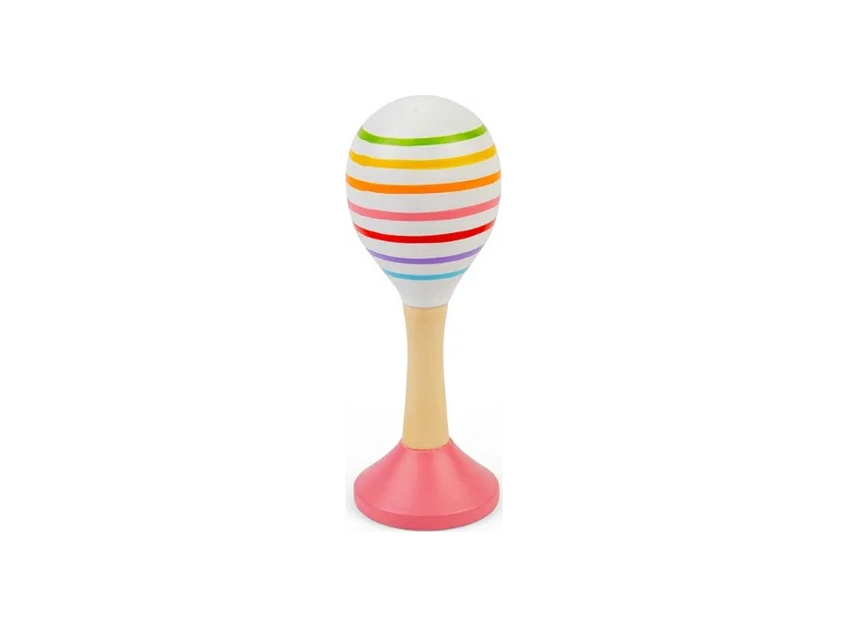 Bigjigs Toys Rumba koule junior sada 2 ks růžová