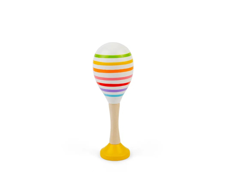 Bigjigs Toys Rumba koule sada 2 ks žlutá