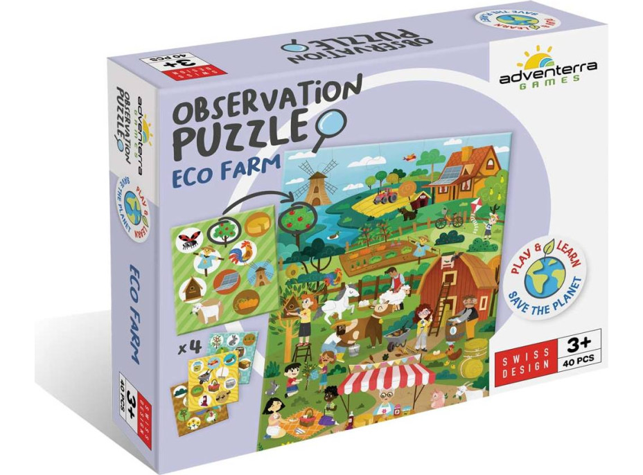 Vzdělávací eko puzzle | EKOLOGICKÁ FARMA
