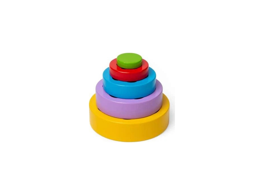 Bigjigs Toys Skládací květinová věž