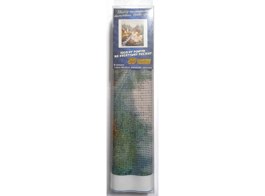 NORIMPEX Diamantové malování Andílci 30x40cm