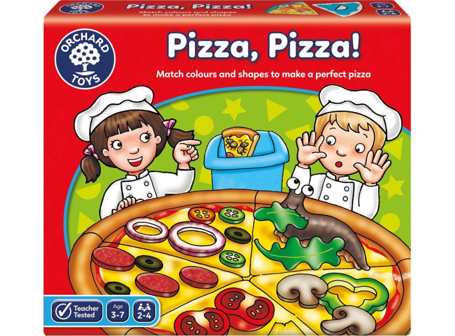 NAUČ SE BARVY A TVARY | Pizza, pizza!