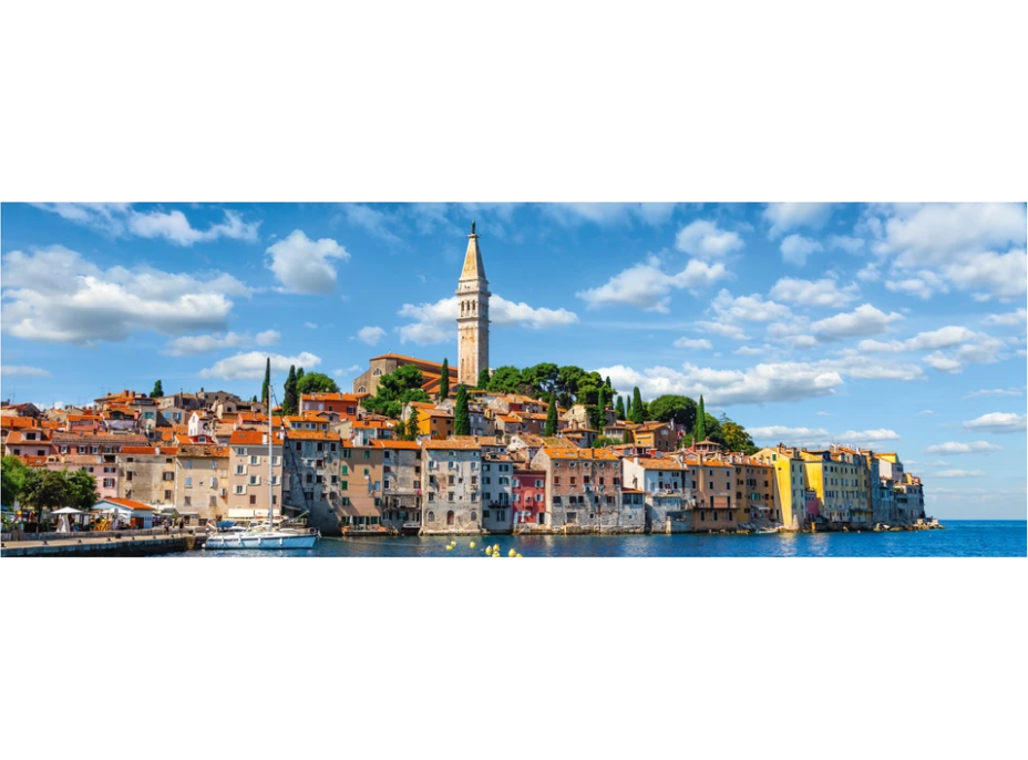 DINO Panoramatické puzzle Přístav Rovinj 1000 dílků