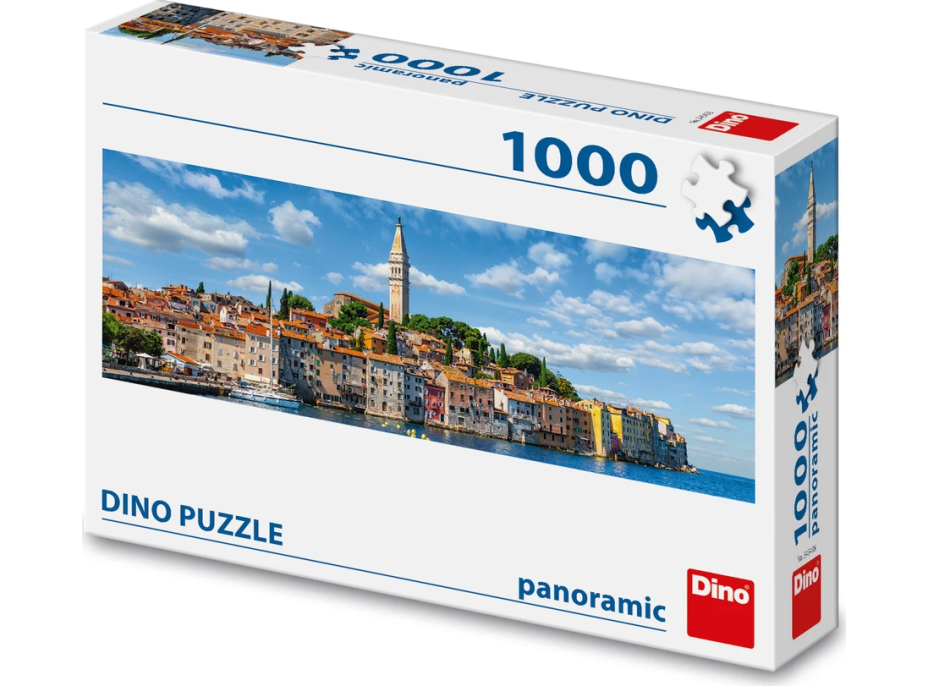 DINO Panoramatické puzzle Přístav Rovinj 1000 dílků