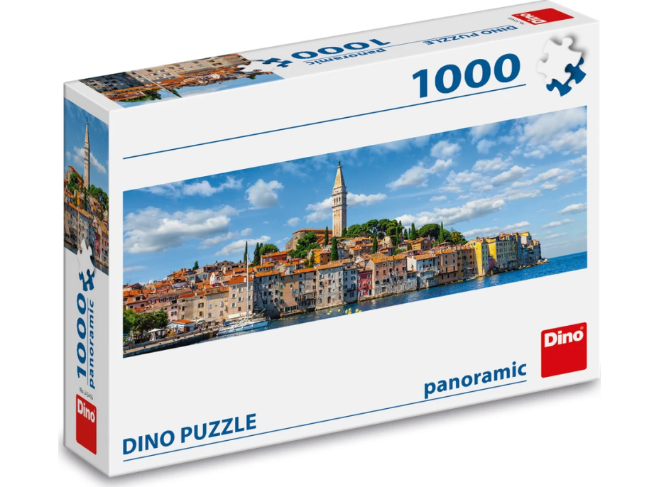 DINO Panoramatické puzzle Přístav Rovinj 1000 dílků