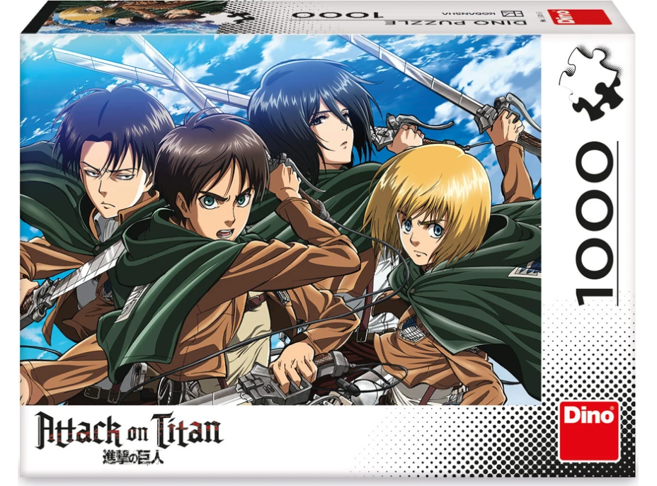 DINO Puzzle Anime: Attack on Titan 1000 dílků