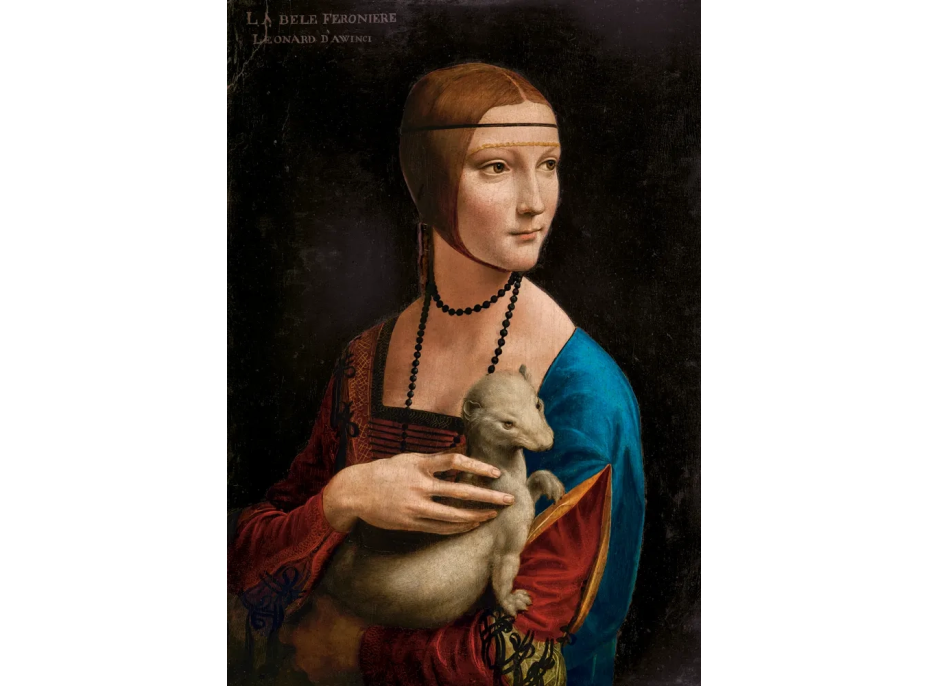 CASTORLAND Puzzle Art Collection: Dáma s hranostajem 1000 dílků