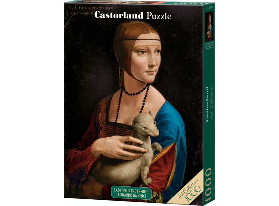CASTORLAND Puzzle Art Collection: Dáma s hranostajem 1000 dílků