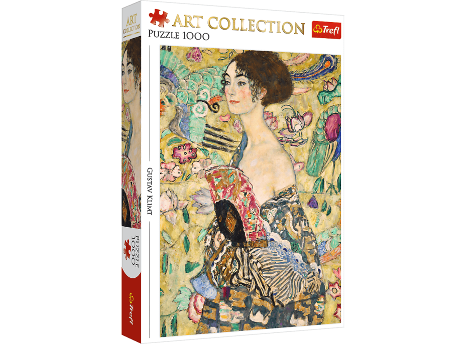 TREFL Puzzle Art Collection: Dáma s vějířem 1000 dílků