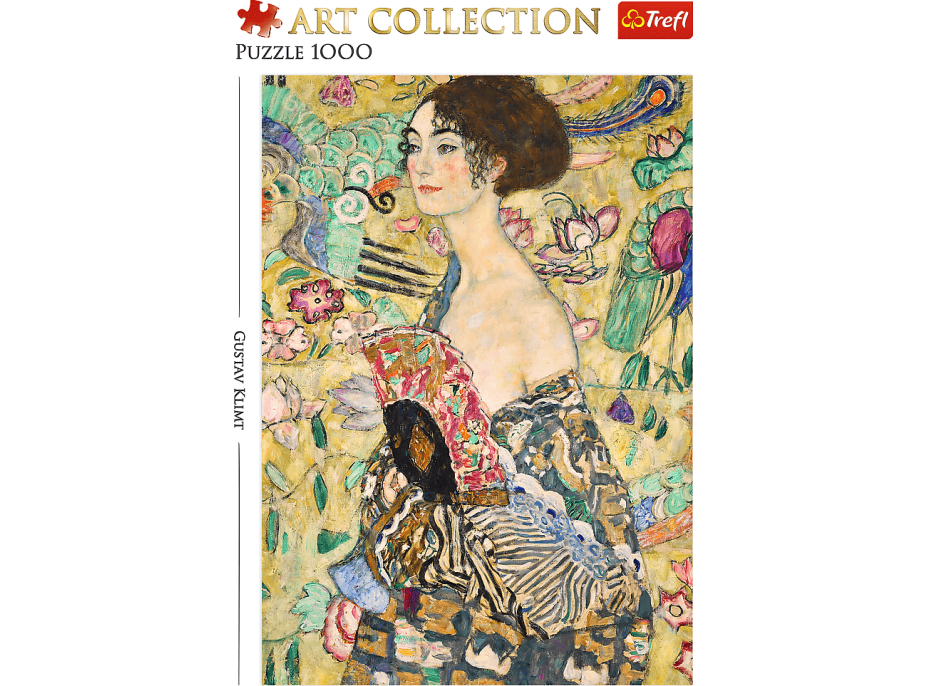 TREFL Puzzle Art Collection: Dáma s vějířem 1000 dílků