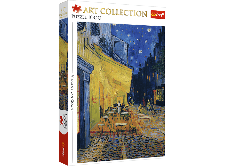 TREFL Puzzle Art Collection: Terasa kavárny v noci 1000 dílků