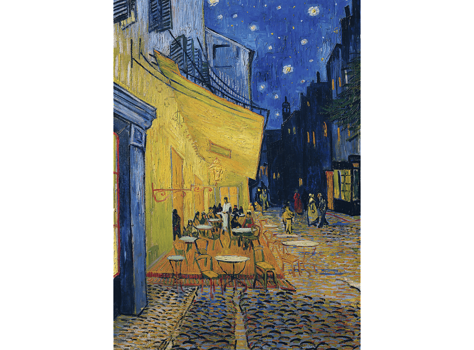 TREFL Puzzle Art Collection: Terasa kavárny v noci 1000 dílků