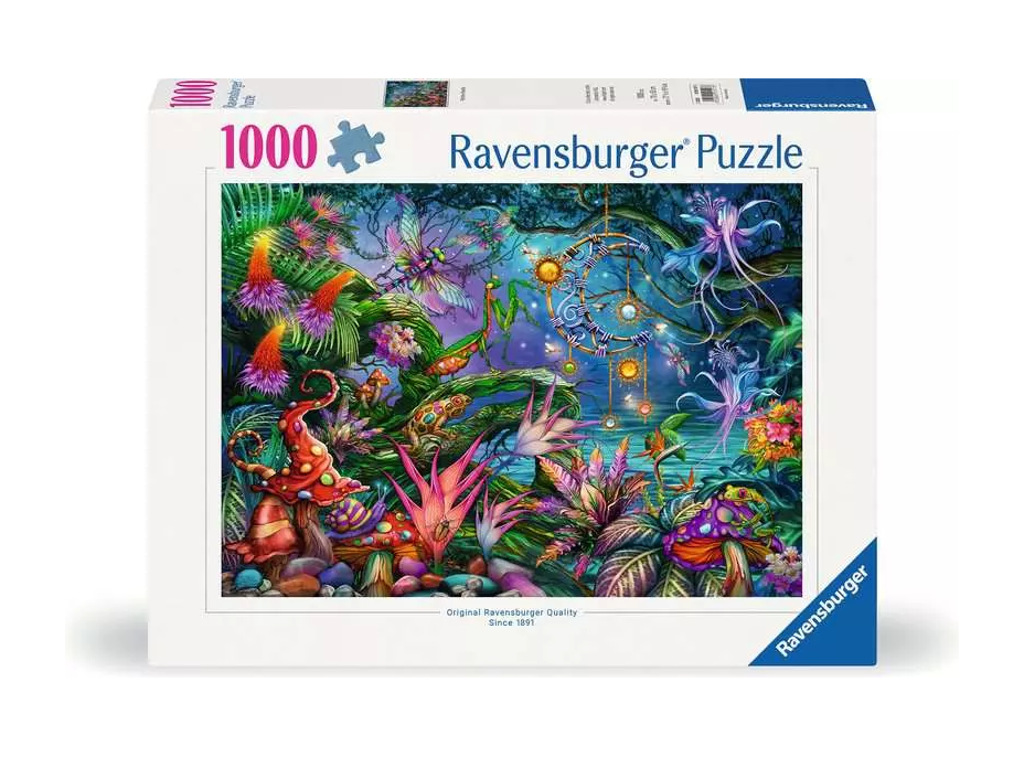 RAVENSBURGER Puzzle Barevná fantazie 1000 dílků